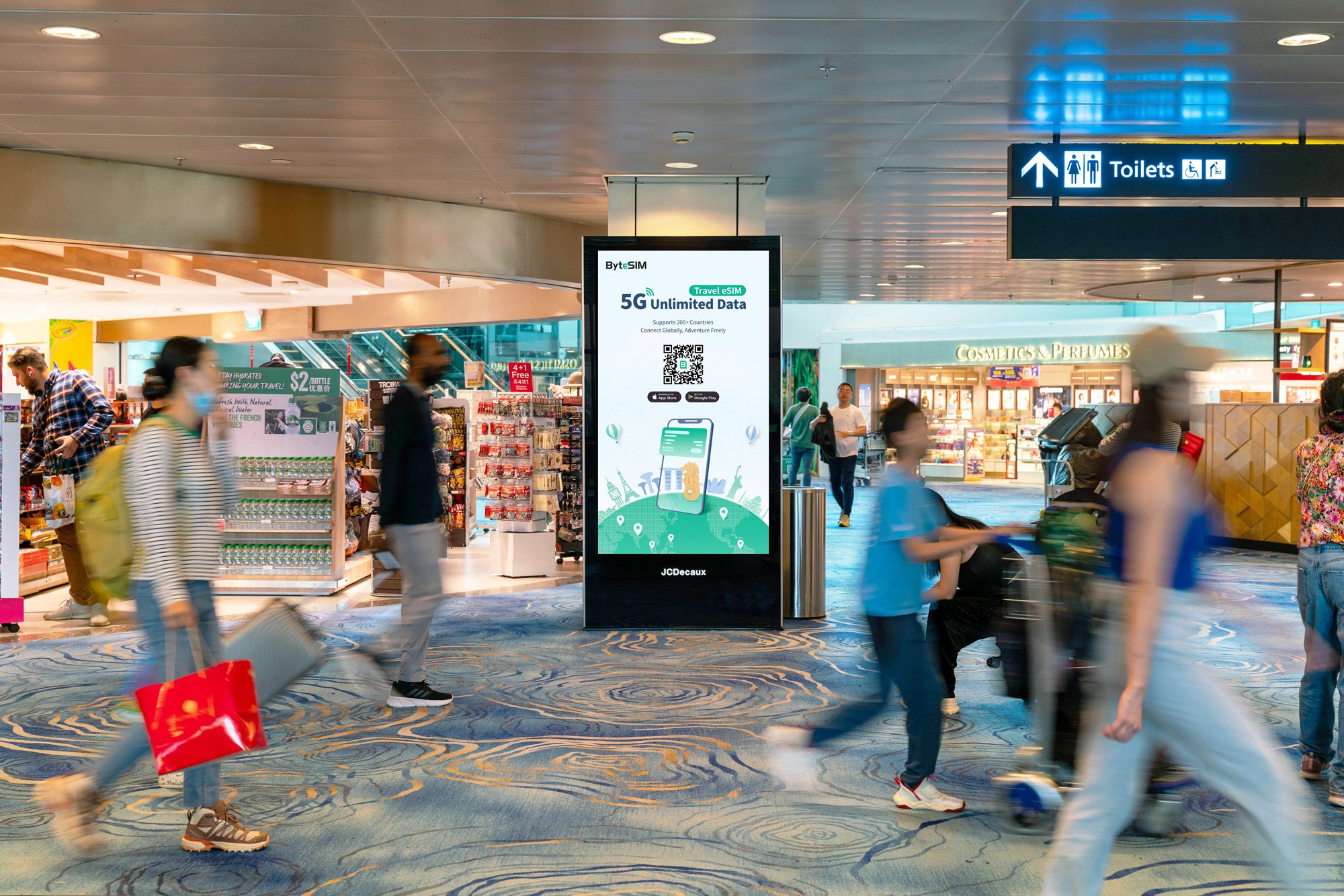 ByteSIM programmatic DOOH campaign