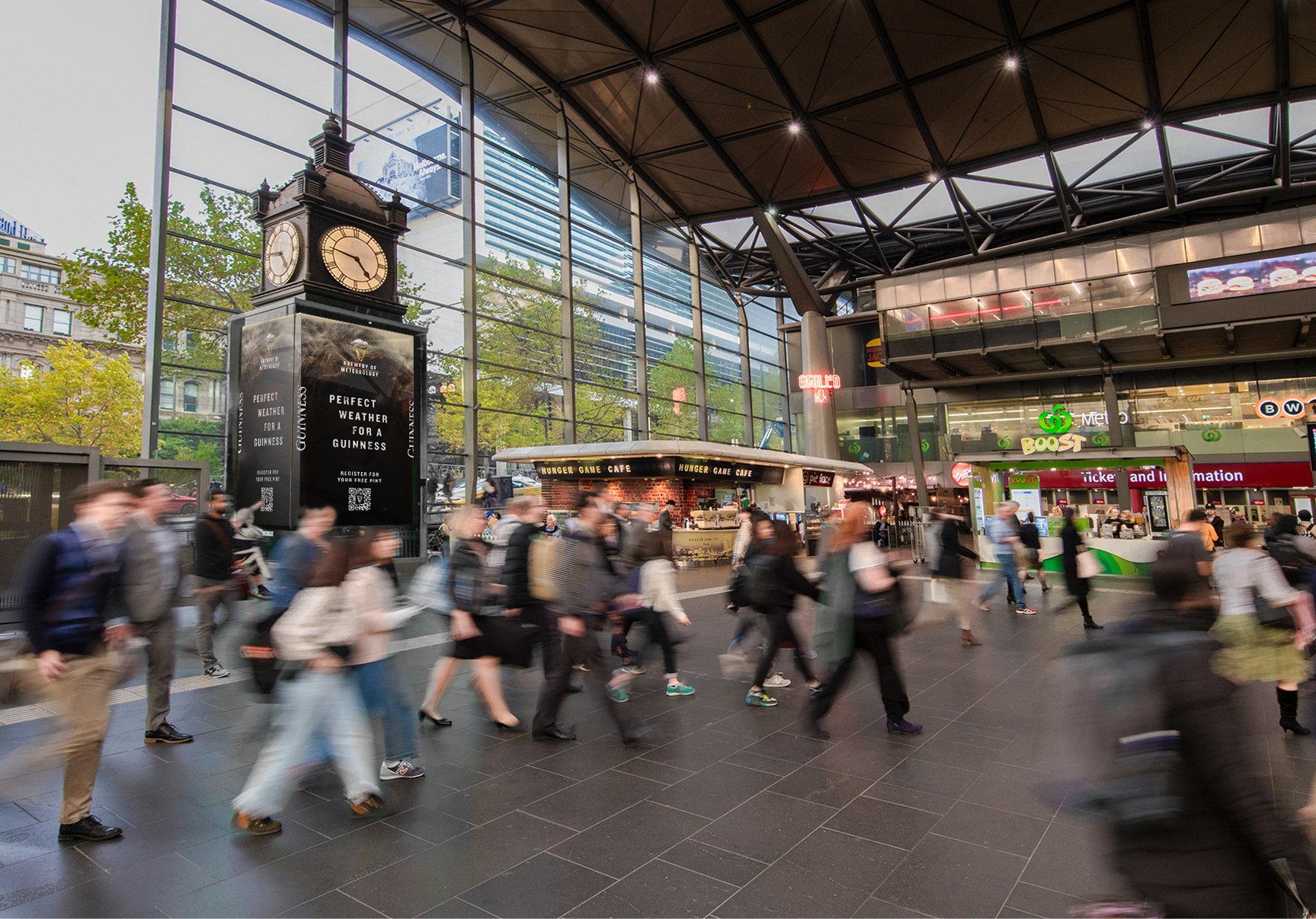 Guinness - Southern Cross - The Clock - JCDecaux