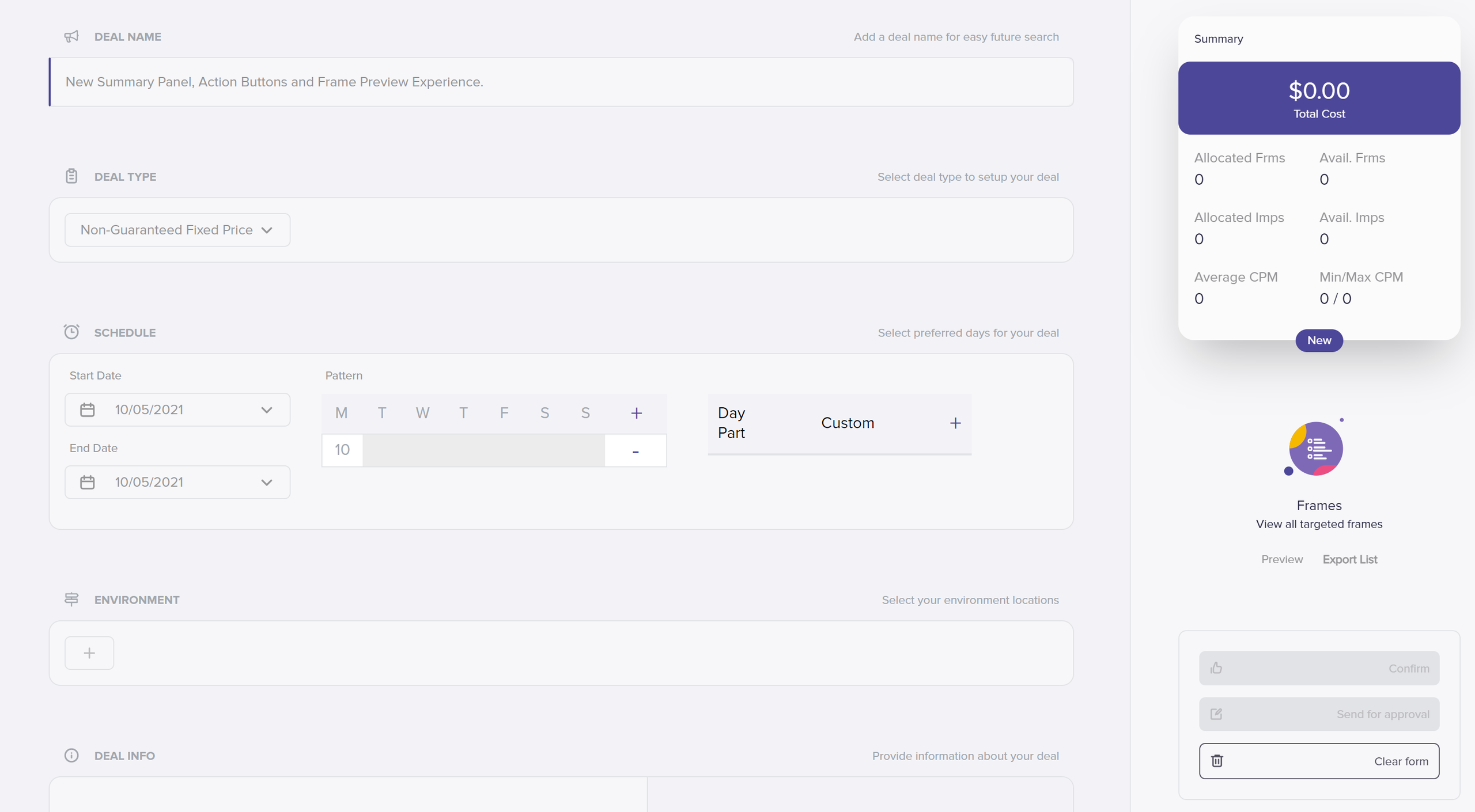 summary panel 1.5.0