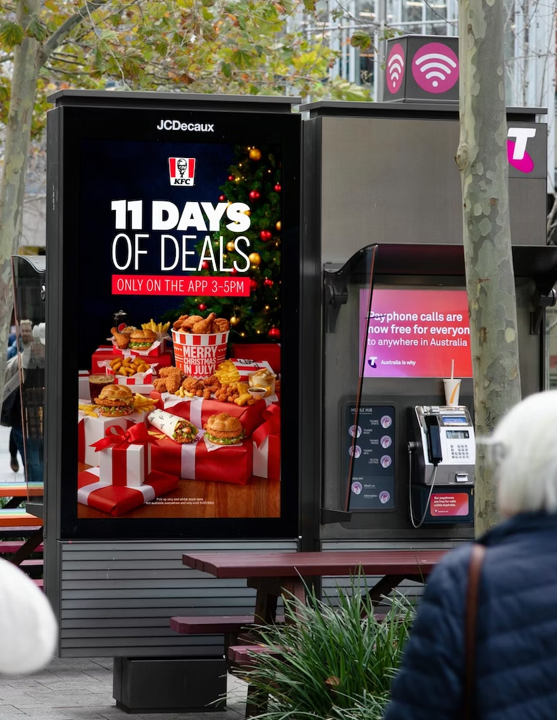 KFC using programmatic DOOH